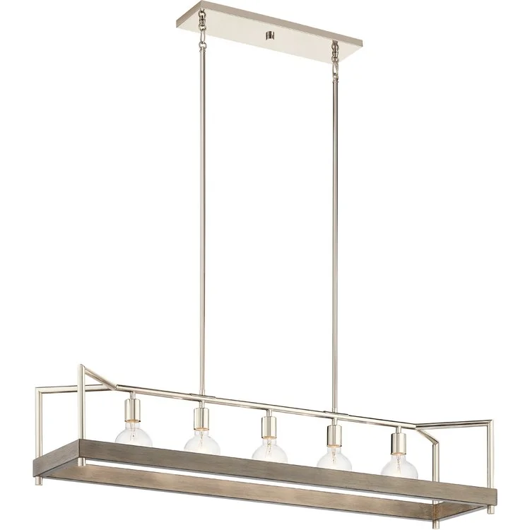 Tanis Five-Light Linear Chandelier