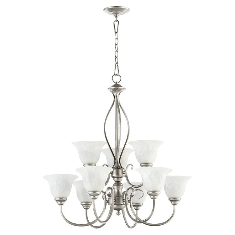 Spencer Nine-Light Two-Tier Chandelier