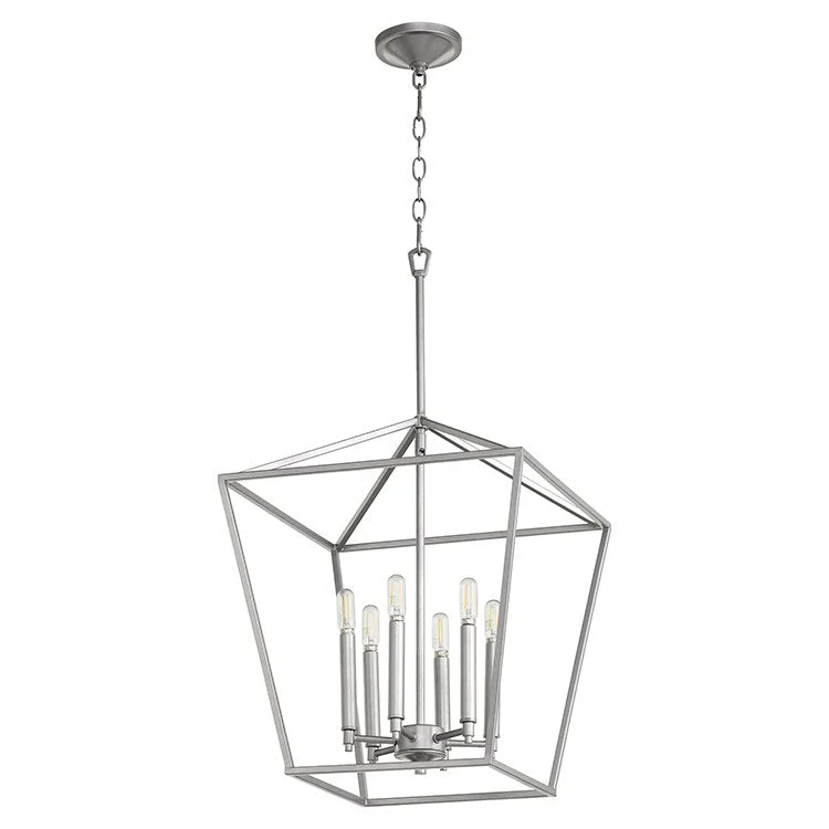 Art Deco Chandeliers for a Retro - Glam LookGabriel Six-Light Foyer Pendant