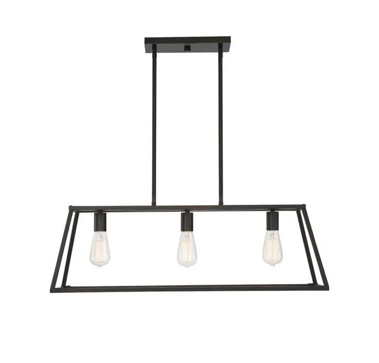 Denton Three-Light Linear Chandelier