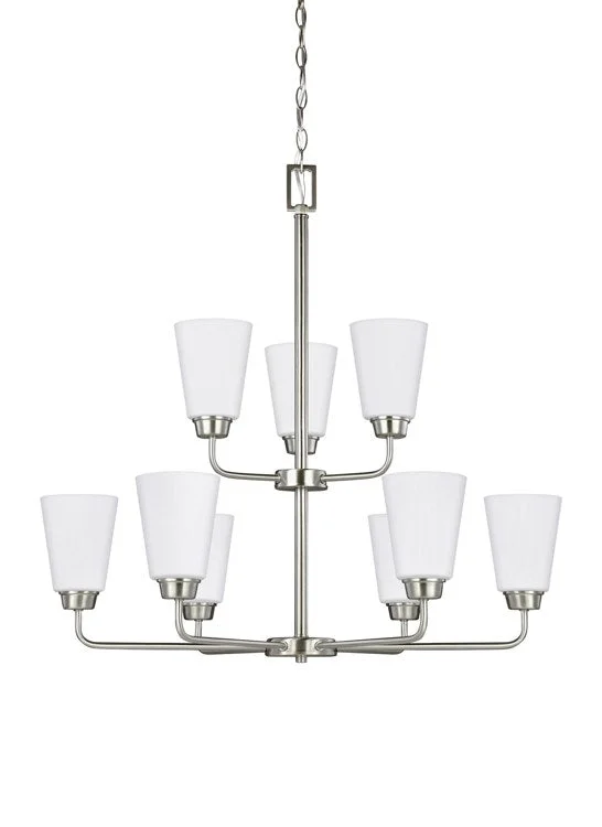 Kerrville Nine-Light Two-Tier Chandelier