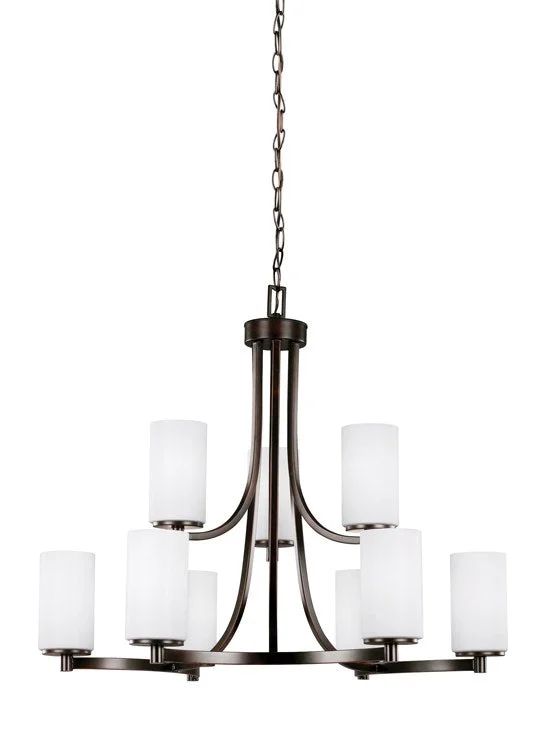 Hettinger Nine-Light Two-Tier LED Chandelier