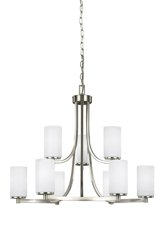 Hettinger Nine-Light Two-Tier LED Chandelier