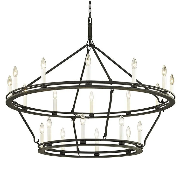 Sutton Twenty-Light Two-Tier Chandelier