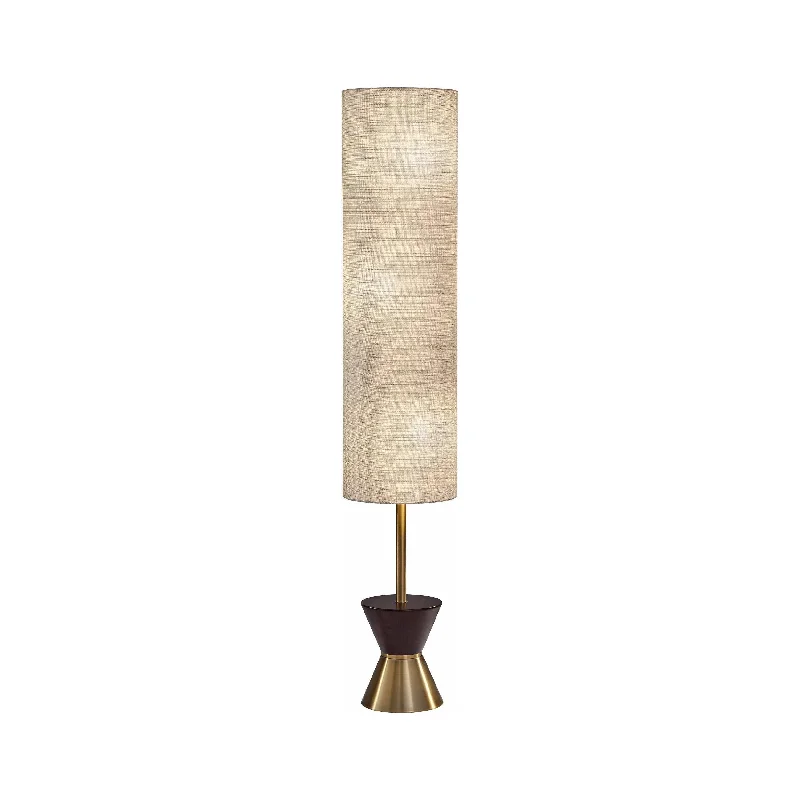 Fabric Floor Lamp with a Linen Shade for a Relaxed AestheticCarmen Floor Lamp