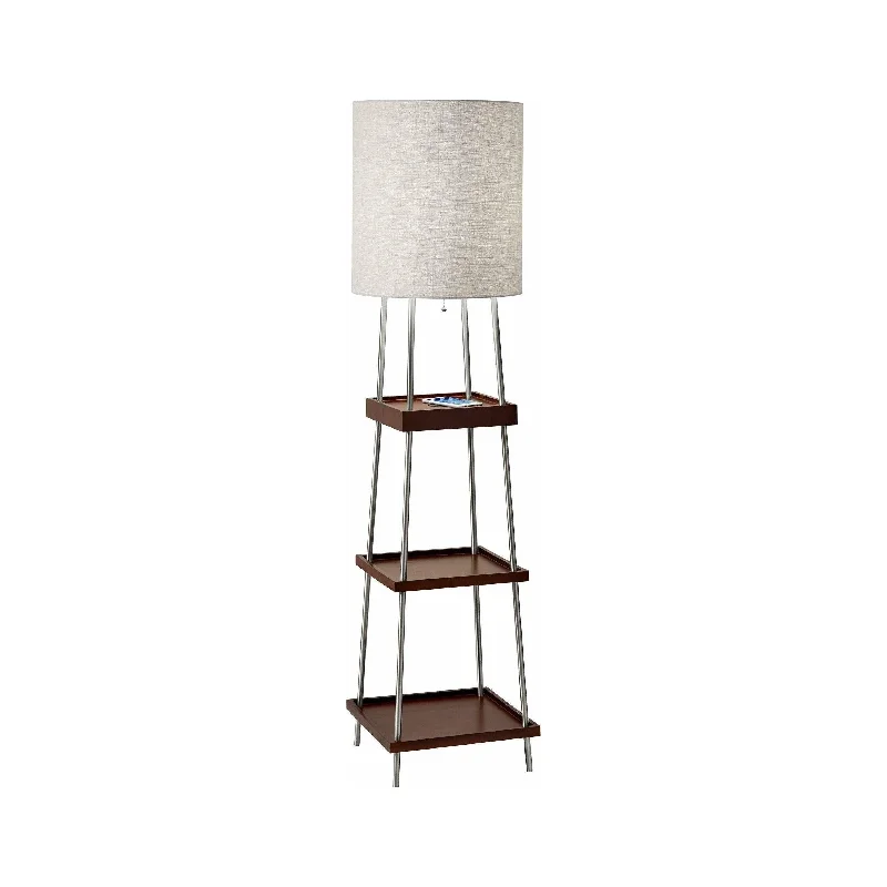 Fabric Floor Lamp with a Linen Shade for a Relaxed AestheticHenry Floor Lamp