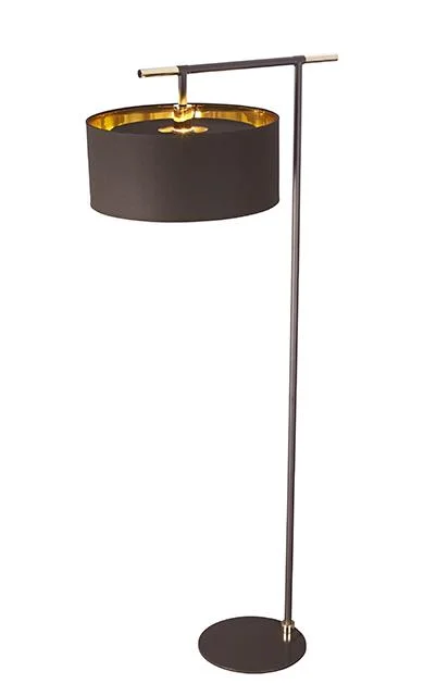 Victorian Style Floor Lamp for Traditional and Elegant InteriorsClimping Polished Brass Floor Lamp - ID 7667