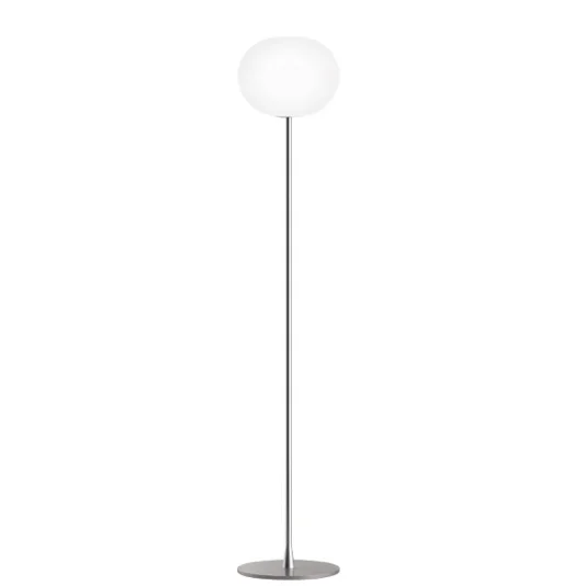 Dimmable Floor Lamp for Adjustable Lighting AmbianceFLOS Glo-Ball F2 Floor Lamp In Silver - ID 1388