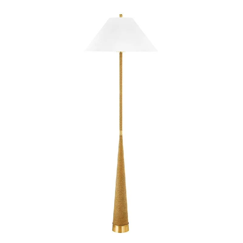 Wood Floor Lamp with Natural Grain for a Warm and Organic FeelIndie Floor Lamp