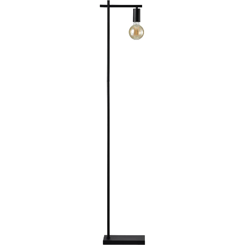 Marble Base Floor Lamp for a Touch of LuxuryMargaret Black Steel Floor Lamp