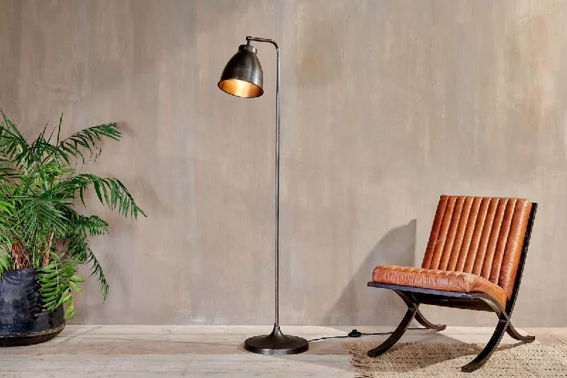 Smart Floor Lamp with Voice Control and Bluetooth ConnectivityMuturi Floor Lamp - Aged Bronze