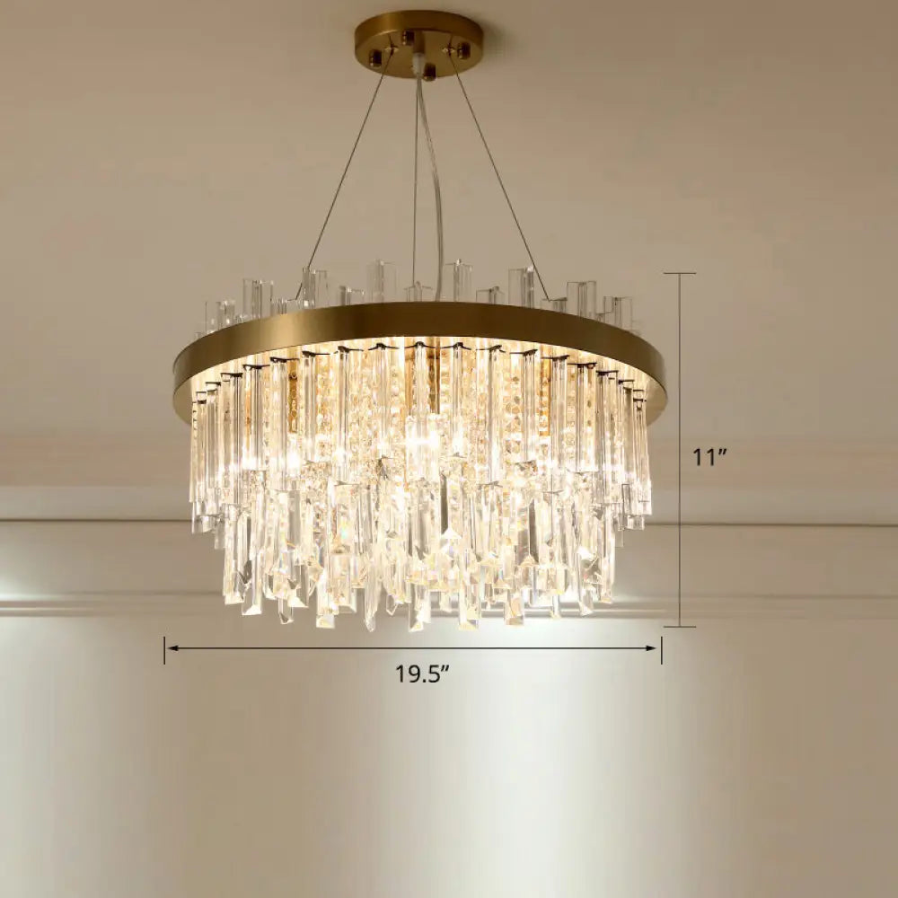 Chandeliers with Multiple Lights for Maximum IlluminationChandeliers with Multiple Lights for Maximum IlluminationModern Round Chandelier Light Fixture with K9 Crystal Brass Suspension for Bedroom Chandeliers with Multiple Lights for Maximum IlluminationChandeliers with Multiple Lights for Maximum IlluminationModern Round Chandelier Light Fixture with K9 Crystal Brass Suspension for Bedroom