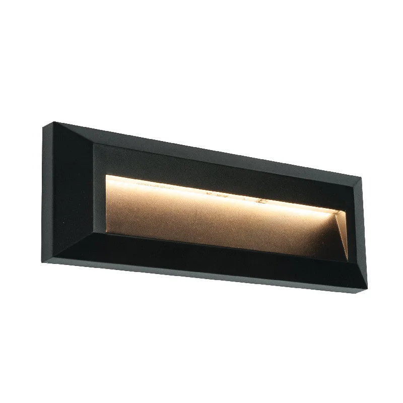 Metal Floor Lamp with a Matte Black Finish for a Sleek LookSeverus Black LED Brick Light IP65 2W - Indirect