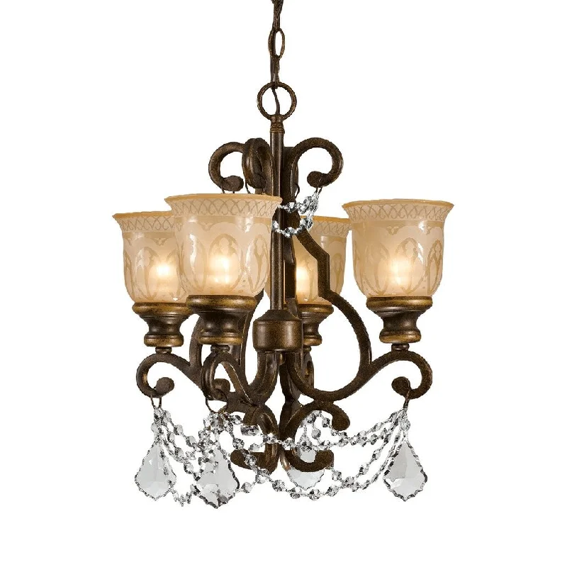 Chandeliers with Metal Frames in Copper FinishChandeliers with Metal Frames in Copper FinishTimeless Home Four Light Mini Chandelier Norwalk Bronze Umber - Exact Size Chandeliers with Metal Frames in Copper FinishChandeliers with Metal Frames in Copper FinishTimeless Home Four Light Mini Chandelier Norwalk Bronze Umber - Exact Size