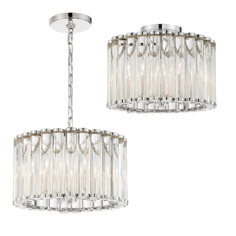 Chandeliers with Frosted Glass for a Softer Light DiffusionChandeliers with Frosted Glass for a Softer Light DiffusionTimeless Home Four Light Pendant Elliot Polished Nickel - Exact Size Chandeliers with Frosted Glass for a Softer Light DiffusionChandeliers with Frosted Glass for a Softer Light DiffusionTimeless Home Four Light Pendant Elliot Polished Nickel - Exact Size