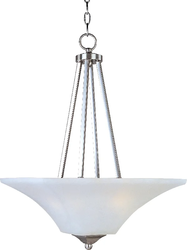 Japanese - Inspired Ceiling Lights with Shoji - Screen - like DiffusersAurora 2-Light Invert Bowl Pendant