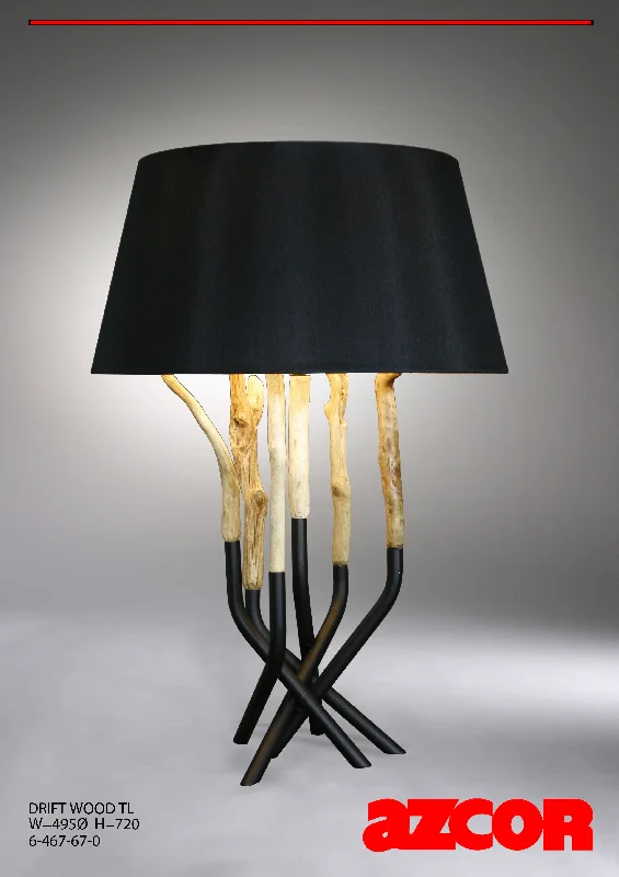 marble table lamps with a luxurious veined pattern for high end decorDriftwood Table Lamp Modern