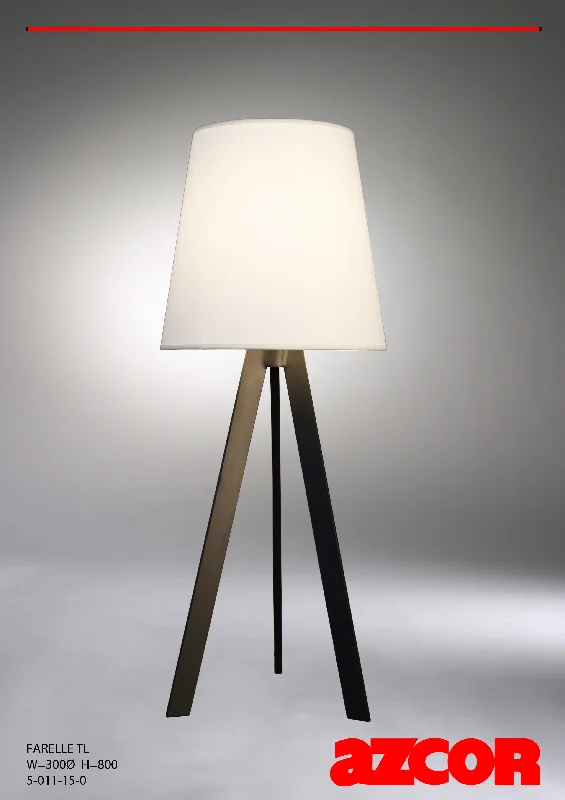 metal table lamps with a matte black finish for a sleek appearanceFarelle Table Lamp