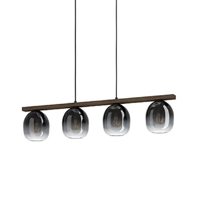 Art Nouveau Ceiling Lights with Organic, Flowing ShapesArt Nouveau Ceiling Lights with Organic, Flowing ShapesFilago Glass and Metal Pendant Light Black