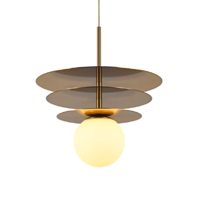 Retro Ceiling Lights Inspired by the 1950s and 1960s DesignRetro Ceiling Lights Inspired by the 1950s and 1960s DesignGolden Metal Trio Desk Pendant Light