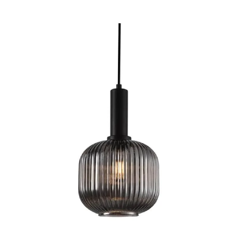 Japanese - Inspired Ceiling Lights with Shoji - Screen - like DiffusersJackie Cut Glass Pendant Light Black | Amber | Clear