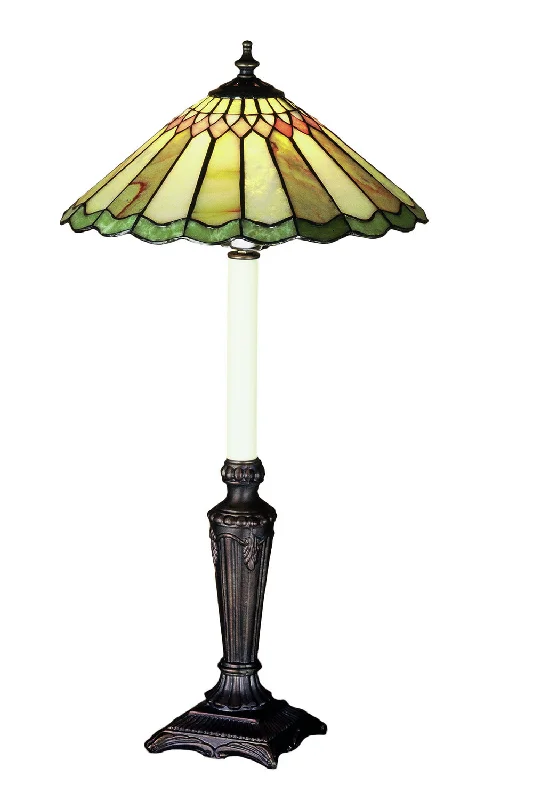 asian inspired table lamps with bamboo accents for a zen atmosphereOne Light Buffet Lamp