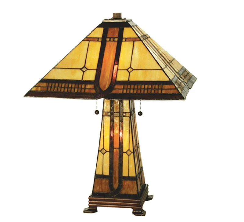 asian inspired table lamps with bamboo accents for a zen atmosphereTwo Light Table Lamp