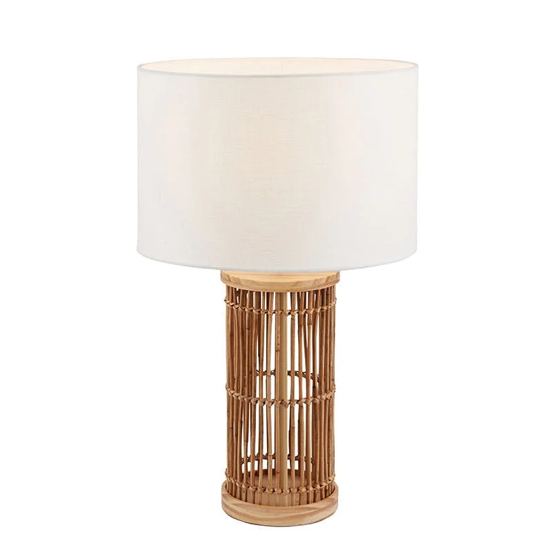 glass table lamps with a frosted surface for soft light diffusionHighgate Large Table Lamp & Shade, Natural