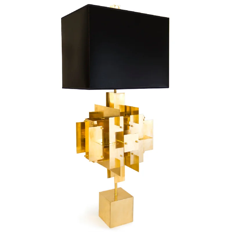 gothic style table lamps with dark finishes for a mysterious lookPuzzle Table Lamp