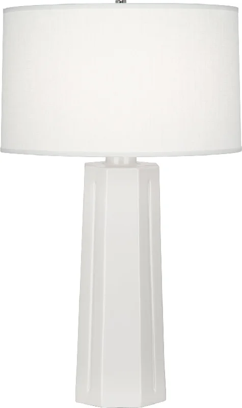 glass table lamps with a frosted surface for soft light diffusionOne Light Table Lamp